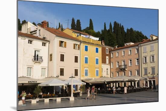 Tartini Square, Piran, Slovenia, Europe-Sergio Pitamitz-Mounted Photographic Print