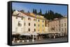 Tartini Square, Piran, Slovenia, Europe-Sergio Pitamitz-Framed Stretched Canvas