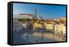 Tartinijev Trg (Tartini Square)-Alan Copson-Framed Stretched Canvas