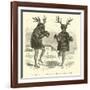 Taruca and Tarucacha, Deer and Buck-Édouard Riou-Framed Giclee Print