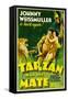 TARZAN AND HIS MATE, Johnny Weissmuller, Maureen O'Sullivan, 1934-null-Framed Stretched Canvas