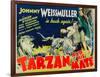 Tarzan and His Mate, Maureen O'Sullivan, Johnny Weissmuller, 1934-null-Framed Art Print