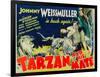 Tarzan and His Mate, Maureen O'Sullivan, Johnny Weissmuller, 1934-null-Framed Art Print