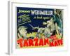 Tarzan and His Mate, Maureen O'Sullivan, Johnny Weissmuller, 1934-null-Framed Art Print