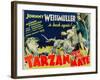 Tarzan and His Mate, Maureen O'Sullivan, Johnny Weissmuller, 1934-null-Framed Art Print