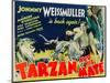 Tarzan and His Mate, Maureen O'Sullivan, Johnny Weissmuller, 1934-null-Mounted Art Print