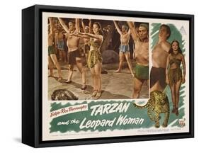 Tarzan and the Leopard Woman, 1946-null-Framed Stretched Canvas