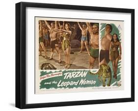 Tarzan and the Leopard Woman, 1946-null-Framed Art Print