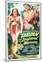 Tarzan and the Leopard Woman-null-Mounted Art Print