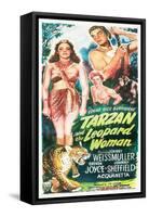 Tarzan and the Leopard Woman-null-Framed Stretched Canvas