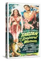 Tarzan and the Leopard Woman-null-Stretched Canvas