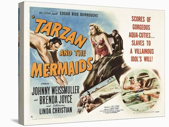 Tarzan and the Mermaids-null-Stretched Canvas