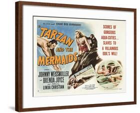 Tarzan and the Mermaids-null-Framed Art Print