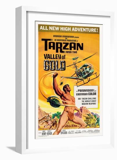 Tarzan and the Valley of Gold-null-Framed Art Print