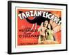 Tarzan Escapes, from Left: Johnny Weissmuller, Maureen O'Sullivan, 1936-null-Framed Art Print