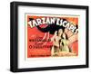 Tarzan Escapes, from Left: Johnny Weissmuller, Maureen O'Sullivan, 1936-null-Framed Art Print