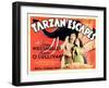 Tarzan Escapes, from Left: Johnny Weissmuller, Maureen O'Sullivan, 1936-null-Framed Art Print