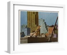 Tarzan's New York Adventure, 1942-null-Framed Art Print