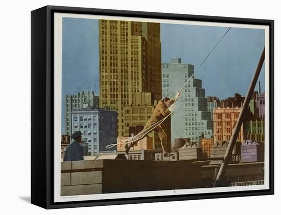 Tarzan's New York Adventure, 1942-null-Framed Stretched Canvas