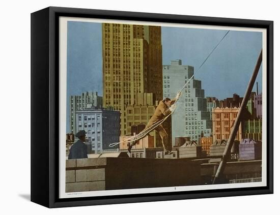 Tarzan's New York Adventure, 1942-null-Framed Stretched Canvas