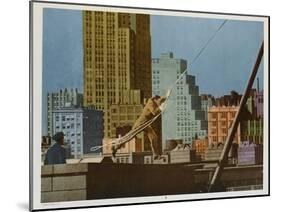 Tarzan's New York Adventure, 1942-null-Mounted Art Print