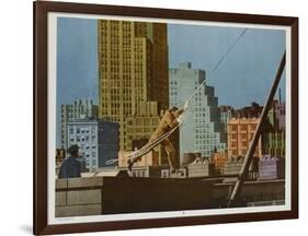 Tarzan's New York Adventure, 1942-null-Framed Art Print