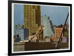 Tarzan's New York Adventure, 1942-null-Framed Art Print