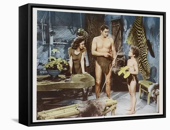 Tarzan's New York Adventure, 1942-null-Framed Stretched Canvas