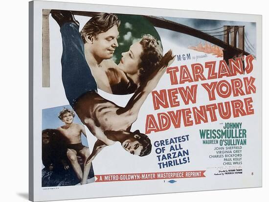 Tarzan's New York Adventure, 1942-null-Stretched Canvas
