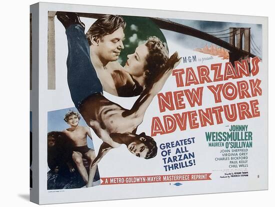 Tarzan's New York Adventure, 1942-null-Stretched Canvas