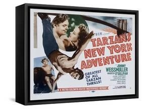 Tarzan's New York Adventure, 1942-null-Framed Stretched Canvas