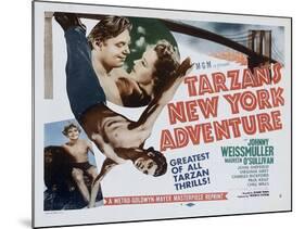 Tarzan's New York Adventure, 1942-null-Mounted Art Print