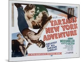 Tarzan's New York Adventure, 1942-null-Mounted Art Print