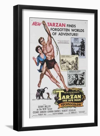 Tarzan The Ape Man, 1932-null-Framed Art Print