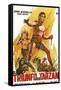 Tarzan Triumphs, Spanish Movie Poster, 1943-null-Framed Stretched Canvas