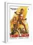 Tarzan Triumphs, Spanish Movie Poster, 1943-null-Framed Art Print