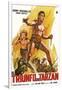 Tarzan Triumphs, Spanish Movie Poster, 1943-null-Framed Art Print