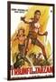 Tarzan Triumphs, Spanish Movie Poster, 1943-null-Framed Art Print