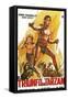 Tarzan Triumphs, Spanish Movie Poster, 1943-null-Framed Stretched Canvas