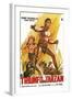 Tarzan Triumphs, Spanish Movie Poster, 1943-null-Framed Art Print