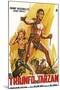 Tarzan Triumphs, Spanish Movie Poster, 1943-null-Mounted Art Print