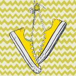 Sneakers Sketch-TashaNatasha-Art Print