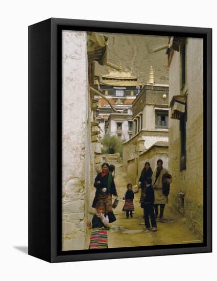 Tashilhunpo Monastery, Xigaze Town, Tibet, China-Occidor Ltd-Framed Stretched Canvas