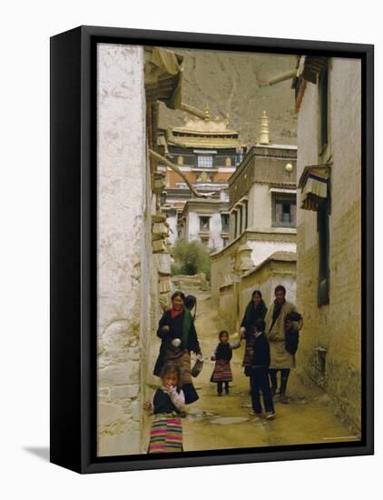 Tashilhunpo Monastery, Xigaze Town, Tibet, China-Occidor Ltd-Framed Stretched Canvas