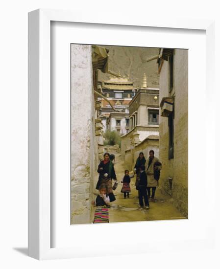 Tashilhunpo Monastery, Xigaze Town, Tibet, China-Occidor Ltd-Framed Photographic Print