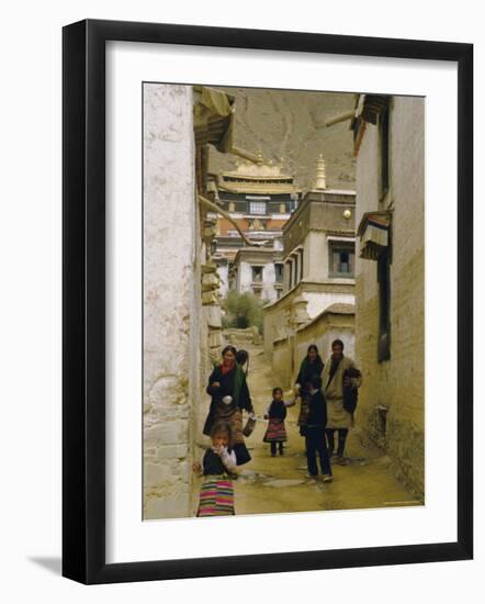 Tashilhunpo Monastery, Xigaze Town, Tibet, China-Occidor Ltd-Framed Photographic Print