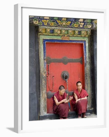 Tashilumpo Monastery, the Residence of the Chinese Appointed Panchat Lama, Tibet, China-Ethel Davies-Framed Photographic Print