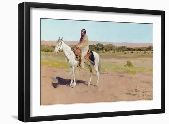 Tashkoniy (Herder), Cache Creek, Oklahoma-Henry Francois Farny-Framed Giclee Print