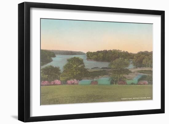Tashwood Pond, Martha's Vineyard-null-Framed Art Print