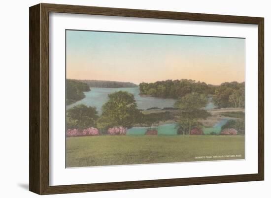 Tashwood Pond, Martha's Vineyard-null-Framed Premium Giclee Print